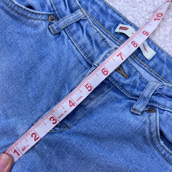 Levi's 710 Super Skinny Light Wash Distressed Jeans 12 Reg - Picture 9 of 11